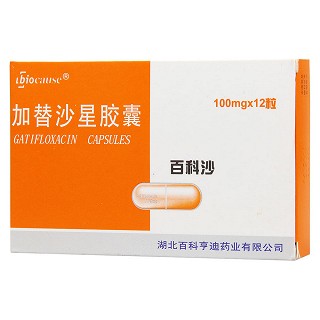 百科沙(加替沙星膠囊)