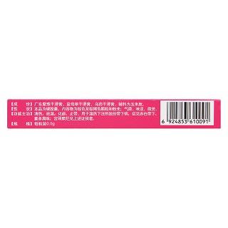 抗宮炎膠囊(0.5g*24s) 抗宮炎膠囊(0.5g*24s)