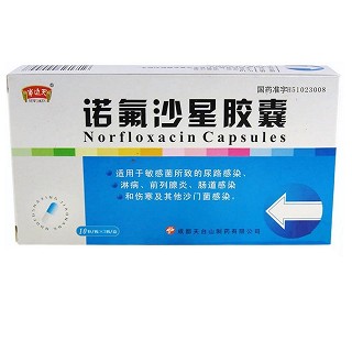 諾氟沙星膠囊(成都天) 諾氟沙星膠囊(成都天)
