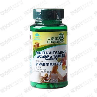 大保龍惠普生牌多種維生素鈣鐵片(女士型)
