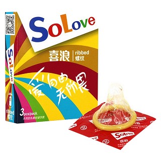 喜浪螺紋避孕套3只(優(yōu)立德)