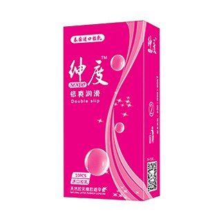 紳度白金系列倍爽潤滑安全套(匯通乳膠)