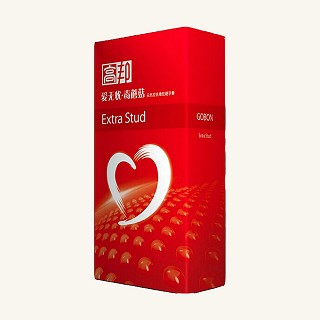 高邦愛無憂毒蘑菇大顆粒情趣異型安全套(紫竹乳膠)