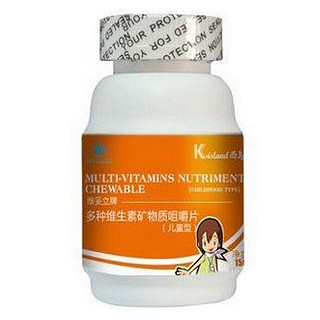 西島 多種維生素礦物質(zhì)咀嚼片(兒童型)