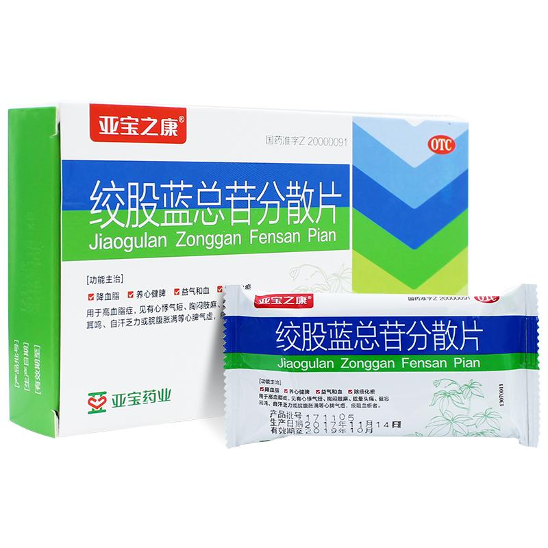 絞股藍(lán)總苷分散片價(jià)格