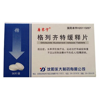 格列齊特緩釋片(永大) 格列齊特緩釋片(永大)