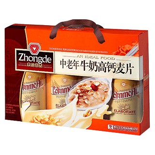 眾德中老年牛奶高鈣麥片(三江)