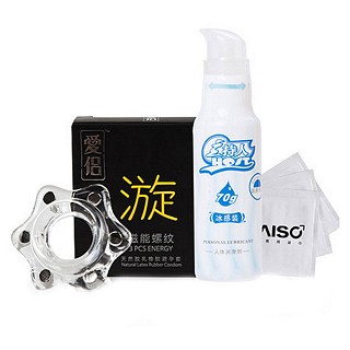 磁能環(huán) 1只+安全套 漩 3只+主持人涼感潤(rùn)滑油70g+耐氏延時(shí)濕巾3片