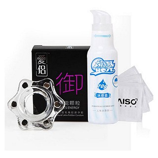 磁能環(huán) 1只+安全套 御 3只+主持人涼感潤(rùn)滑油70g+耐氏延時(shí)濕巾3片 
