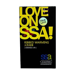 ssa火熱潤(rùn)滑安全套(潤(rùn)滑劑型-火熱)