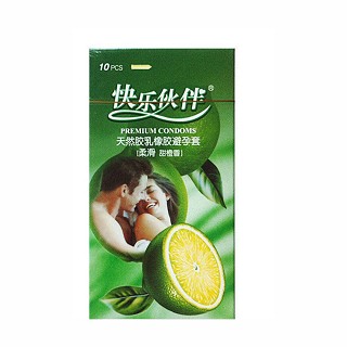 快樂(lè)伙伴安全套(柔滑 甜橙香)