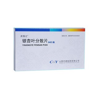 銀杏葉分散片(慶恒之) 銀杏葉分散片(慶恒之)