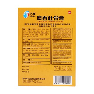 麝香壯骨膏(天和)