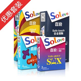 喜浪安全套安全接觸12只+螺紋型12只+誘惑3只+凸點3只組合裝30只(優(yōu)立德)
