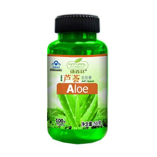 綠森林牌蘆薈軟膠囊(億超)