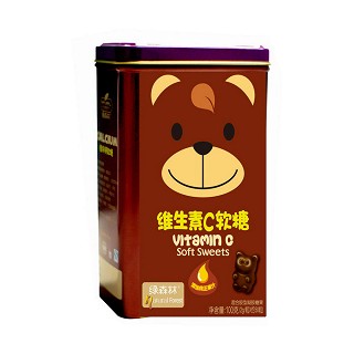 綠森林維生素c軟糖(鐵罐)