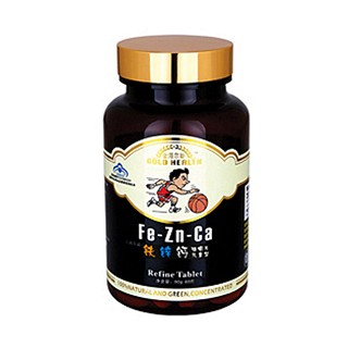 金海爾斯 鐵鋅鈣片咀嚼片兒童型(三也)