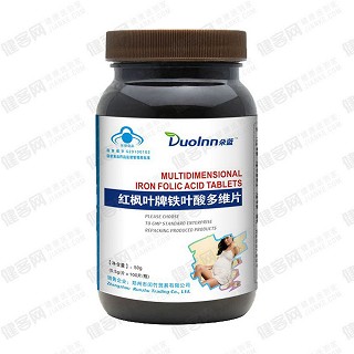 朵藍 紅楓葉牌鐵葉酸多維片(紅楓葉)