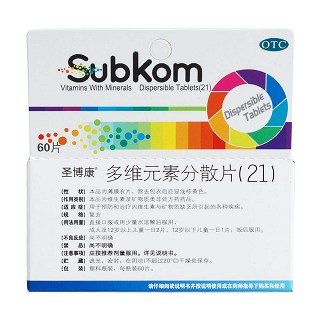 多維元素分散片(21)(60片/瓶)