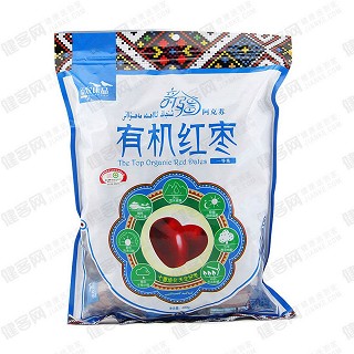 優(yōu)農(nóng)康品 新疆阿克蘇有機(jī)紅棗一等果(大漠綠島)