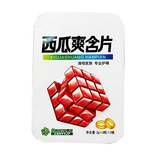 西瓜爽含片(鐵盒)