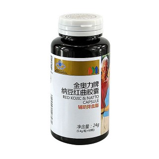 金奧力牌 納豆紅曲膠囊(紫光)