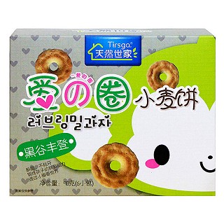 天然世家愛の圈小麥餅黑谷味(永樂)