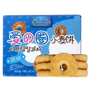 天然世家愛の圈小麥餅原味(永樂)