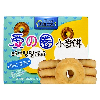 天然世家愛の圈小麥餅果仁味(永樂)