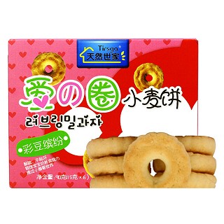 天然世家愛の圈小麥餅彩豆味(永樂)