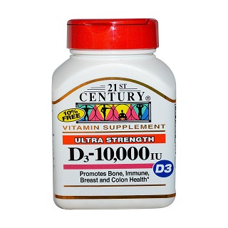 21st century health care 維生素d3-10000iu(180片)