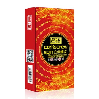 名流天然乳膠橡膠避孕套(凸點(diǎn)螺紋-火之熱戀)