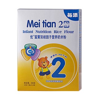 每添2段優(yōu)加蛋黃雙歧因子營(yíng)養(yǎng)奶米粉(培芝)