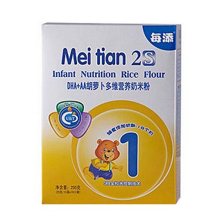 每添dha和aa胡蘿卜營(yíng)養(yǎng)奶米粉(培芝)