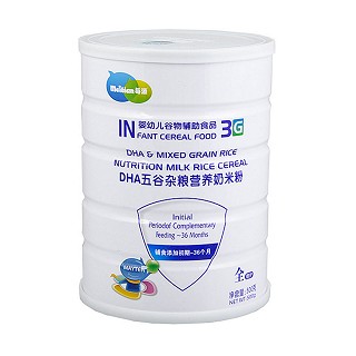 每添dha五谷粗糧奶米粉(培芝)