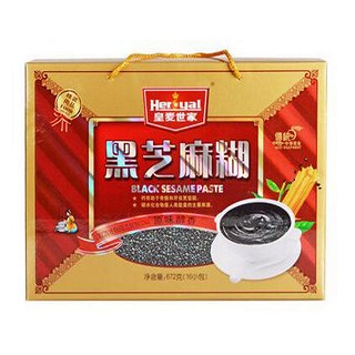皇麥世家原味純香黑芝麻糊禮盒裝(皇麥世家)