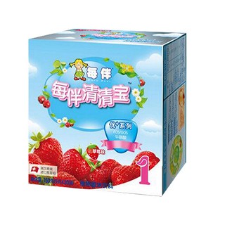 每伴清清寶優(yōu)+1段草莓味盒裝 (每伴)
