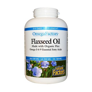 natural factors 歐米茄因素 亞麻籽油軟膠囊(natural)