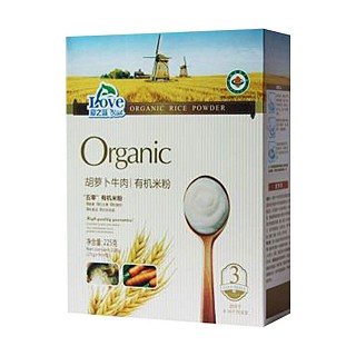 愛之藍米粉胡蘿卜牛肉有機米粉(海斯易)