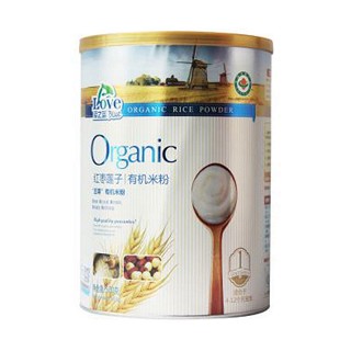 愛之藍紅棗蓮子嬰兒有機米粉(海斯易)