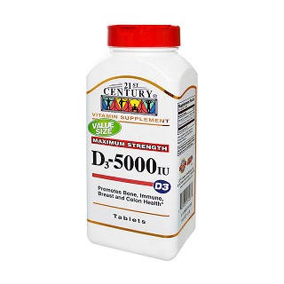 21st century health care 維生素d3-5000iu(health)