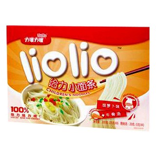 liolio力哦力哦給力小面條胡蘿卜+牛骨湯(懷府麒麟)