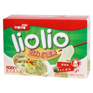 liolio力哦力哦給力小面條菠菜味+牛骨湯 (懷府麒麟)