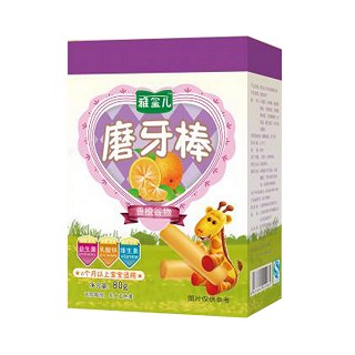 雅璽兒嬰兒香橙谷物磨牙棒(好娃娃)