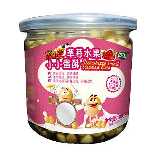 邁葆摩爾豆草莓水果小小蛋酥(福建天億)