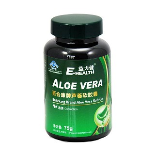 益力健百合康牌蘆薈軟膠囊(百合)