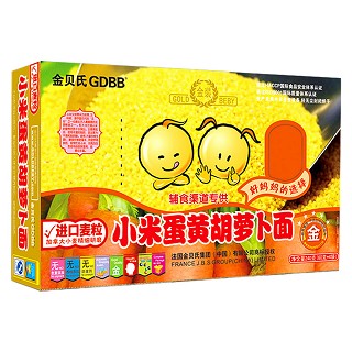 金貝氏小米蛋黃胡蘿卜面(君盛)