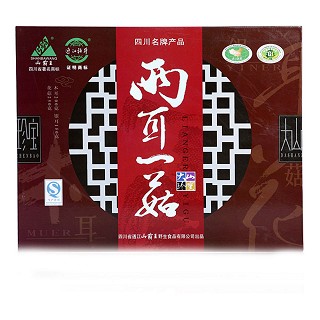 山霸王通江銀耳黑木耳花菇三合一禮盒裝(通江山霸王野生)