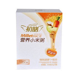 初膳牌 營養(yǎng)小米粥核桃胡蘿卜(銘雅)