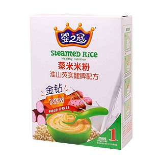 嬰之冠淮山芡實(shí)健脾配方蒸米米粉(長榮)
